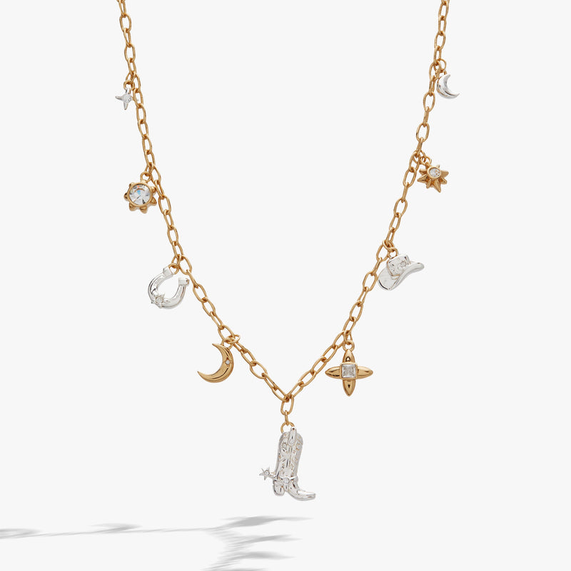Cosmic Cowgirl Charm Necklace