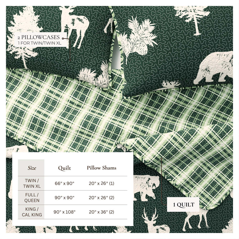 3-Piece Lodge Quilt - Rio Ridge Collection