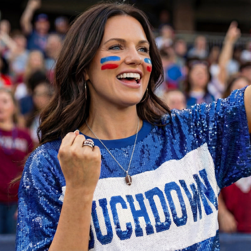 Football Fidget Ring