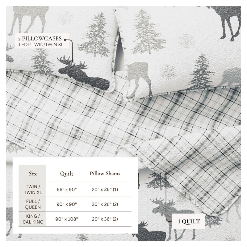 3-Piece Lodge Quilt - Wilderness Collection