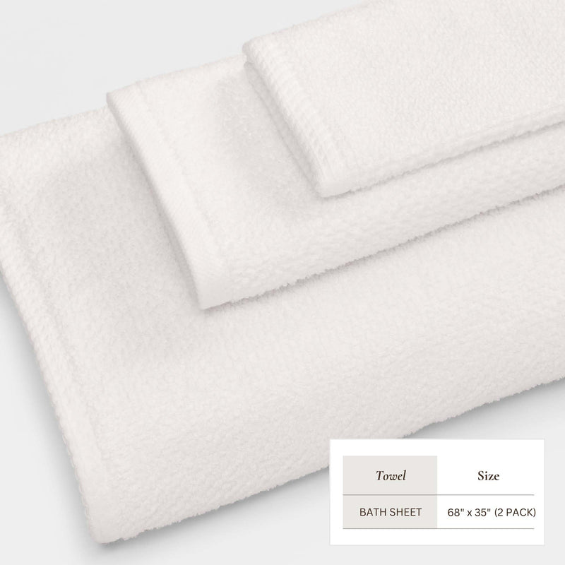 Cotton Textured Bath Towel Set - Acacia Collection