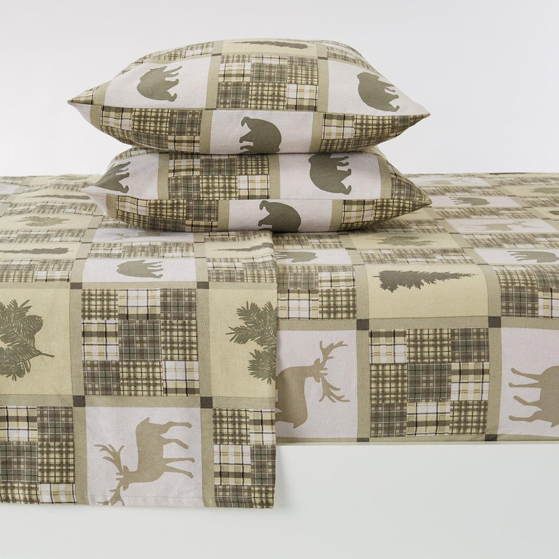 100% Turkish Cotton Flannel Sheet Sets - Boulder Collection