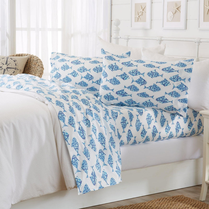 4-Piece Coastal Microfiber Sheet - Newport Collection