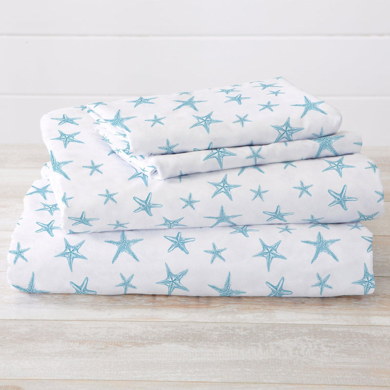 4-Piece Coastal Microfiber Sheet - Newport Collection