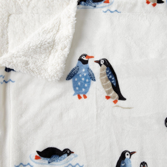 Sherpa Throw Blanket - Hudson Collection