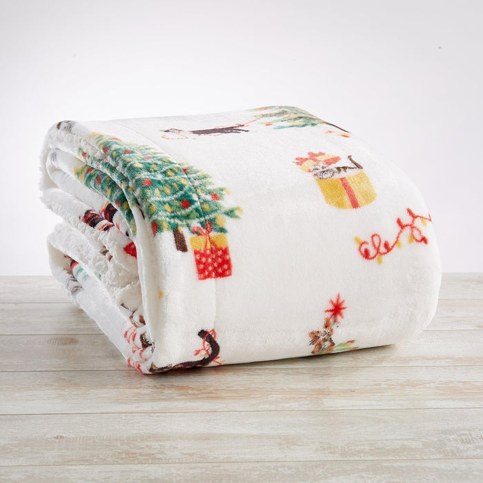 Holiday Sherpa Throw - Esmay Collection