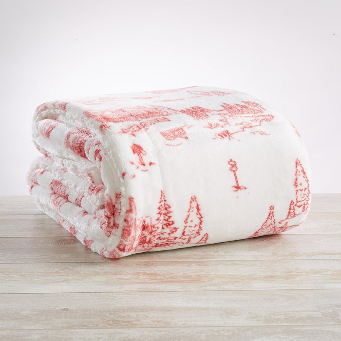 Holiday Sherpa Throw - Esmay Collection