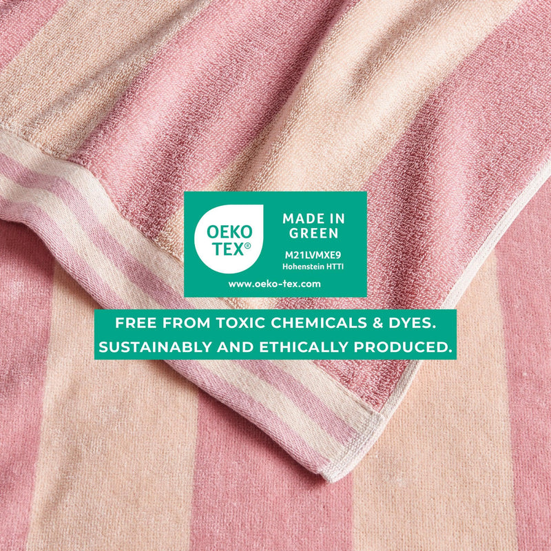 Oversized Striped Cabana Beach Towel - Edgartown Collection