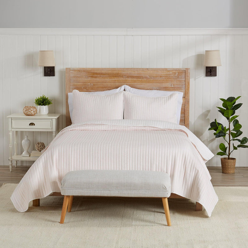 3-Piece Stripe Quilt - Marcie Collection