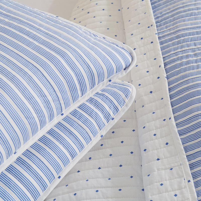 3-Piece Stripe Quilt - Marcie Collection