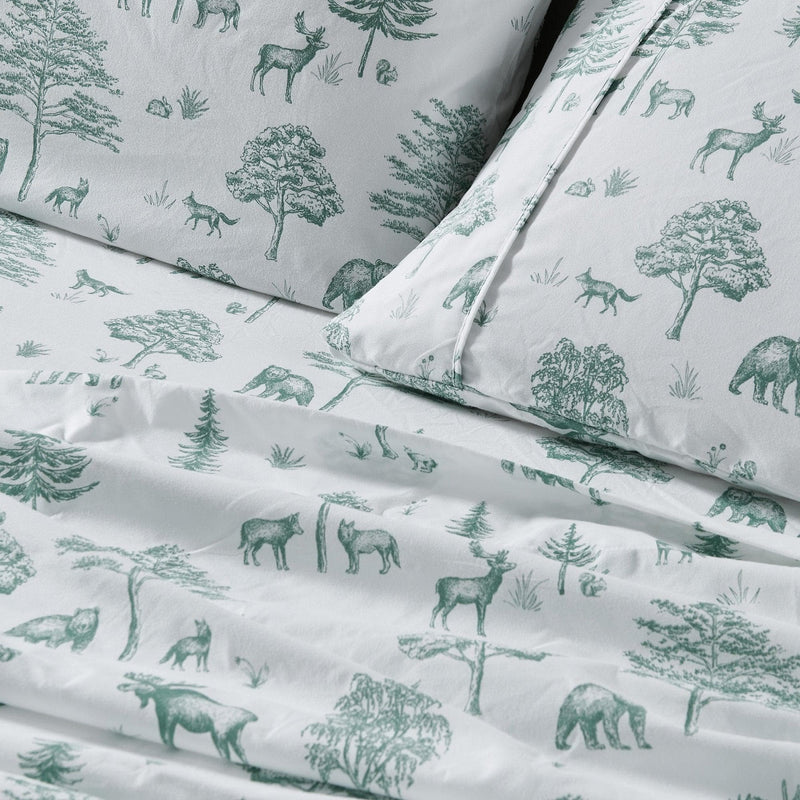 4-Piece Lodge Microfiber Sheet - Mountain Ridge Collection