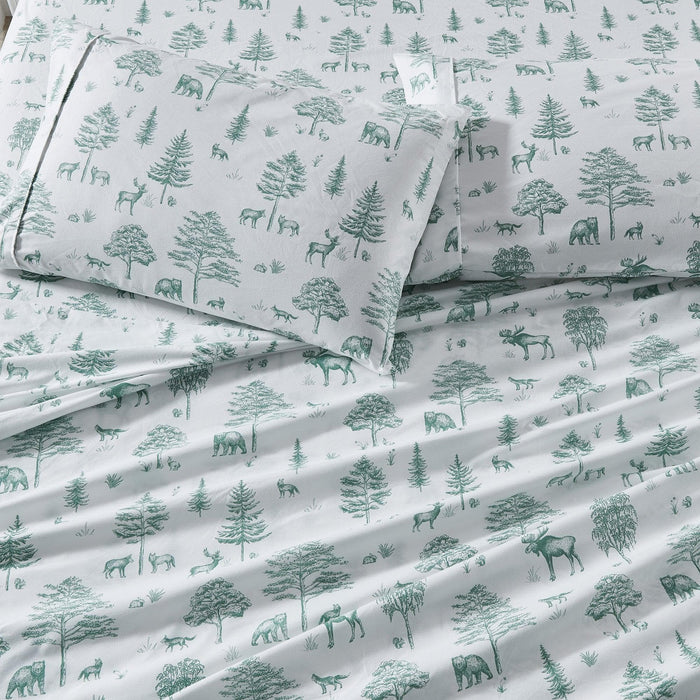 4-Piece Lodge Microfiber Sheet - Mountain Ridge Collection