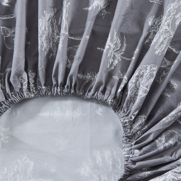 4-Piece Lodge Microfiber Sheet - Mountain Ridge Collection