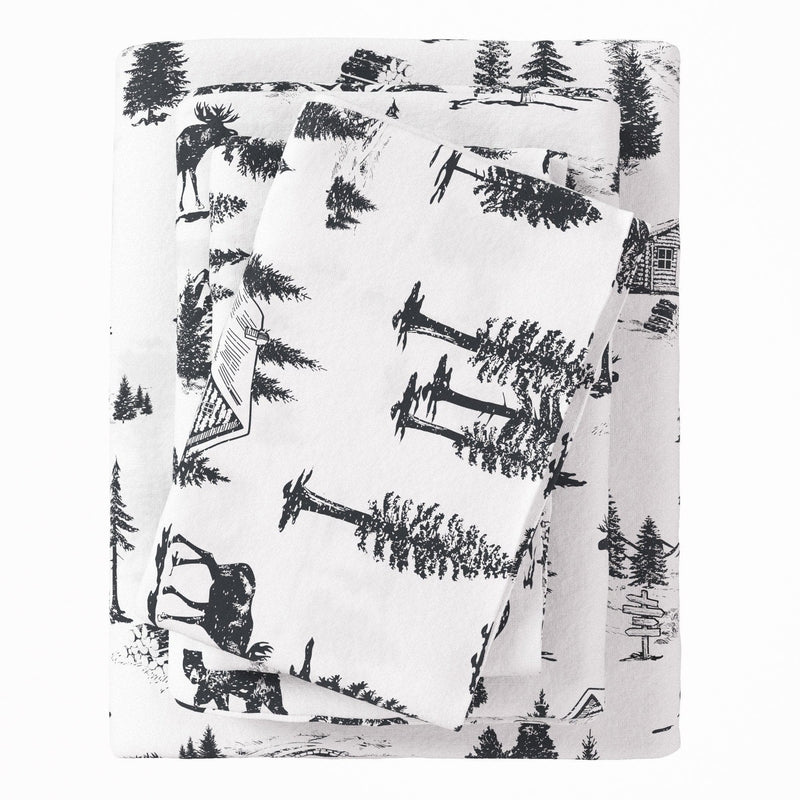 4-Piece Turkish Cotton Flannel Sheet - Lakeview Collection