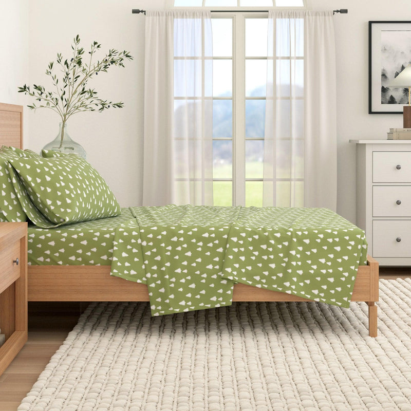 4-Piece Turkish Cotton Flannel Sheet - Lakeview Collection