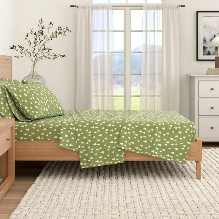 4-Piece Turkish Cotton Flannel Sheet - Lakeview Collection