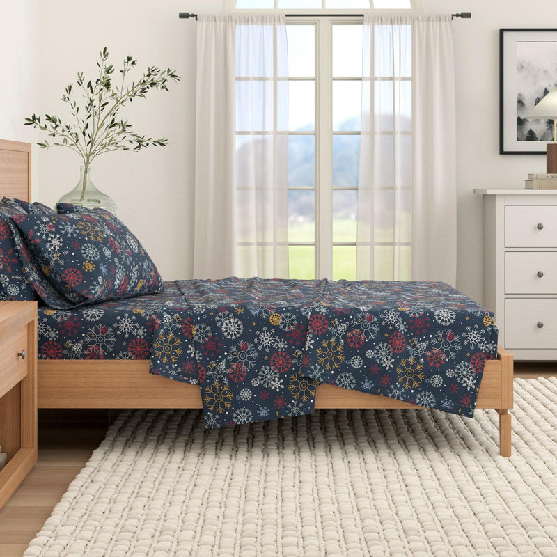 4-Piece Turkish Cotton Flannel Sheet - Lakeview Collection