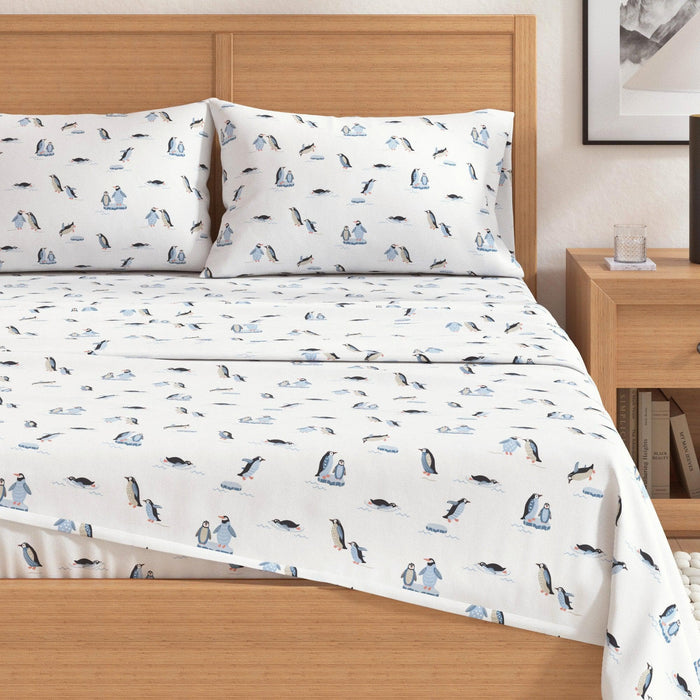 4-Piece Turkish Cotton Flannel Sheet - Lakeview Collection