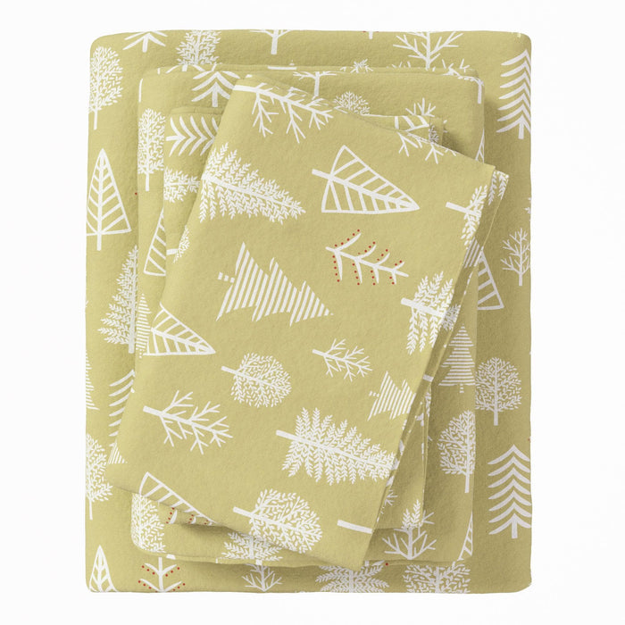 4-Piece Turkish Cotton Flannel Sheet - Lakeview Collection