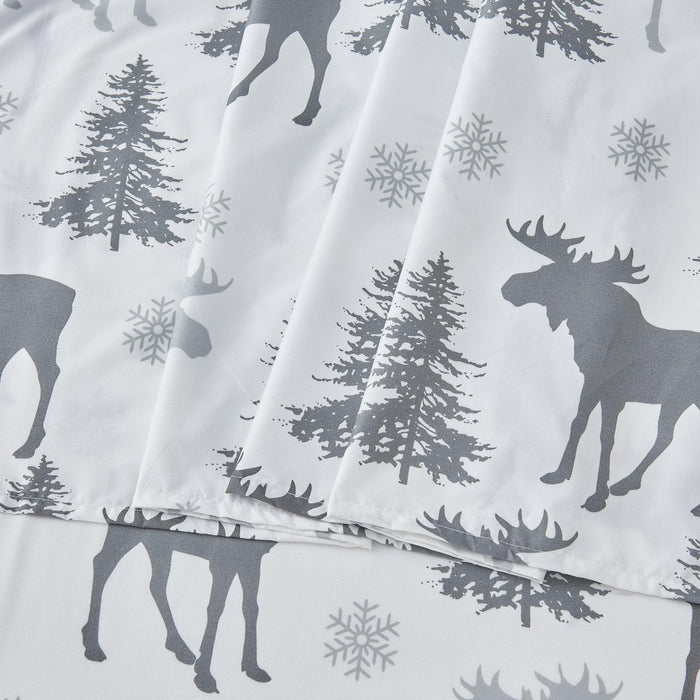 4-Piece Lodge Microfiber Sheet - Mountain Ridge Collection