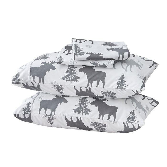 4-Piece Lodge Microfiber Sheet - Mountain Ridge Collection