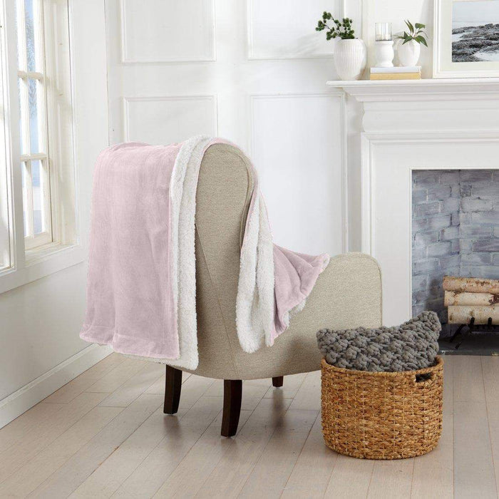 Velvet Plush Sherpa Luxury Bed Blanket - Kinsley Collection