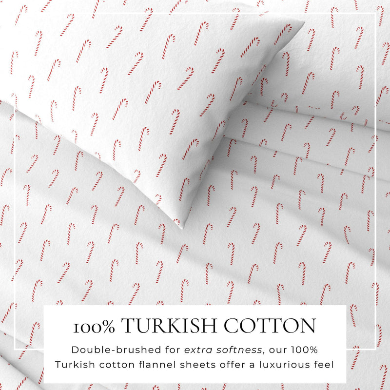 100% Turkish Cotton Flannel Sheet Sets - Boulder Collection