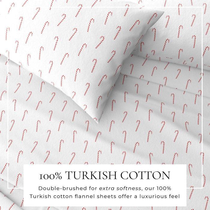 100% Turkish Cotton Flannel Sheet Sets - Boulder Collection
