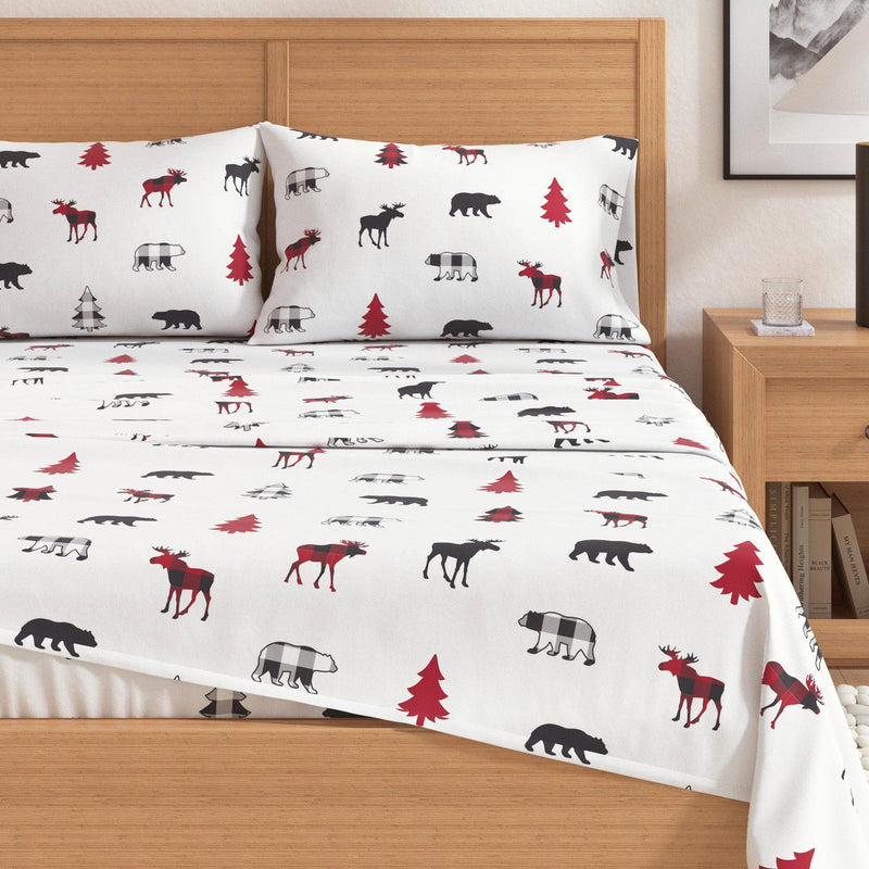 100% Turkish Cotton Flannel Sheet Sets - Boulder Collection