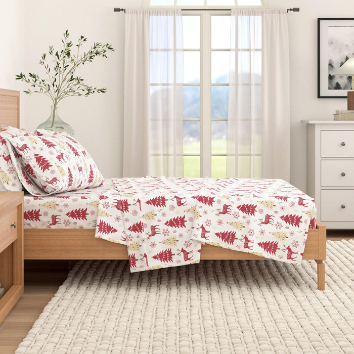 100% Turkish Cotton Flannel Sheet Sets - Boulder Collection