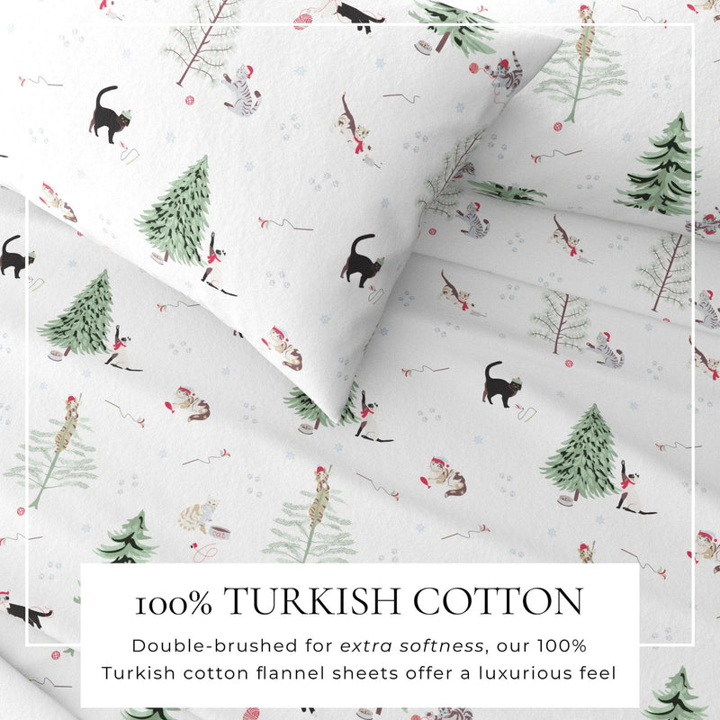 100% Turkish Cotton Flannel Sheet Sets - Boulder Collection