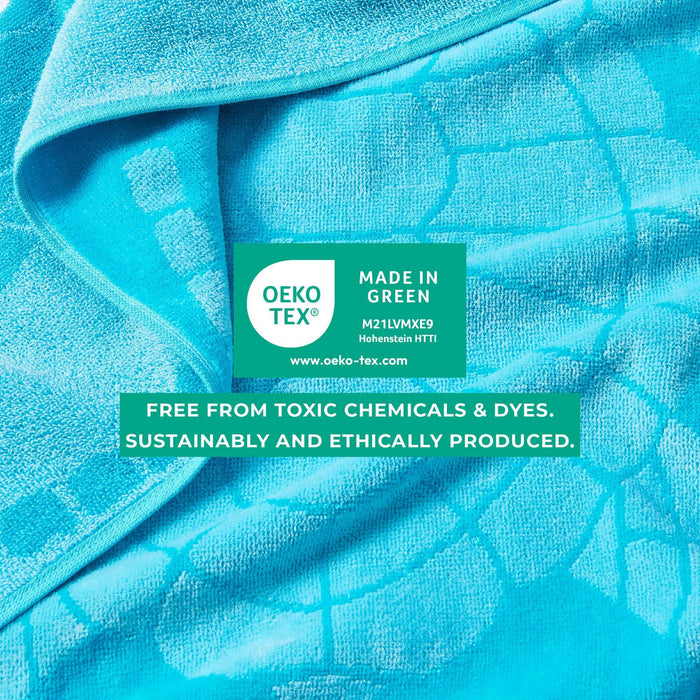 2 Pack 100% Cotton Jacquard Beach Towels - Playa Collection