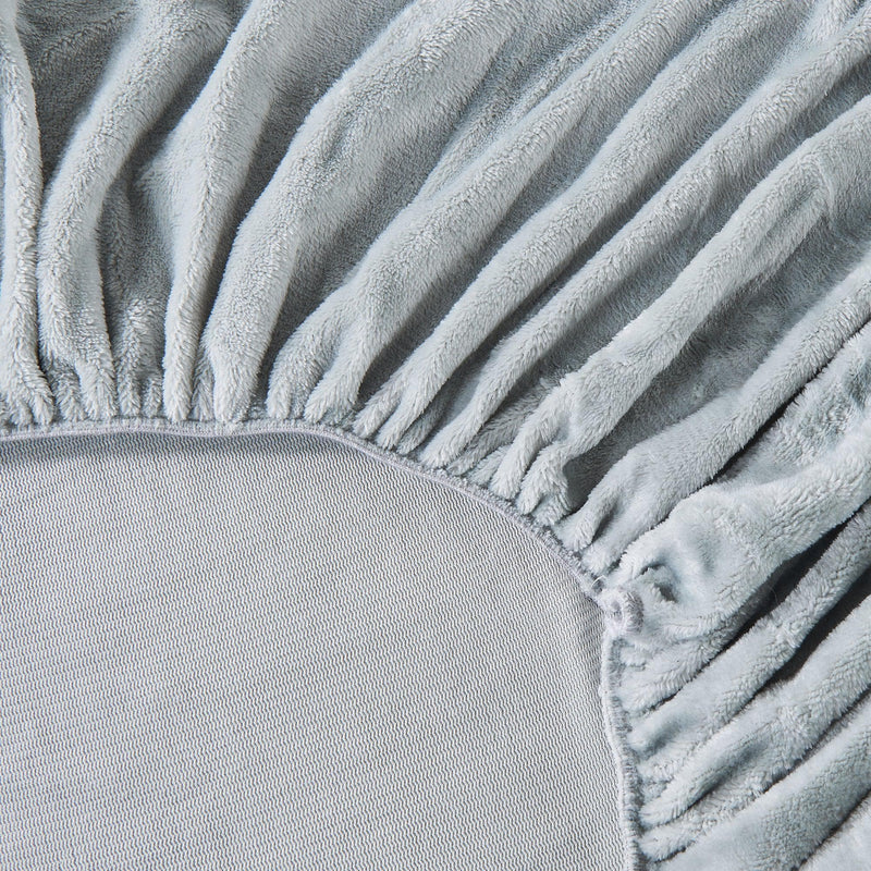 Solid Plush Fitted Sheet - Velvet Luxe Collection