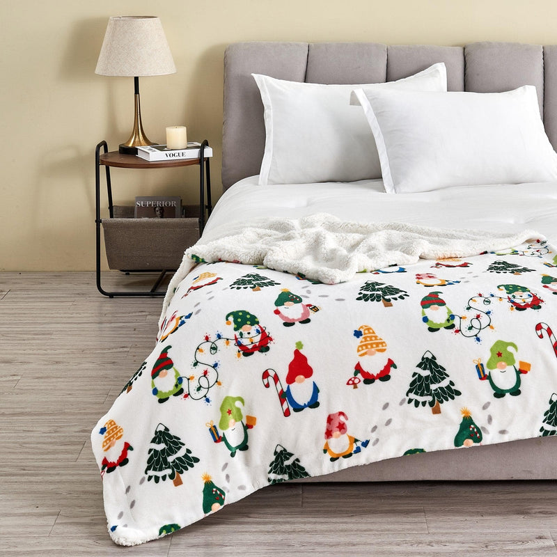 Holiday Sherpa Throw - Esmay Collection