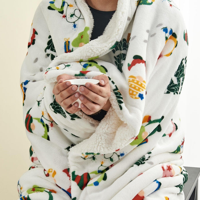 Holiday Sherpa Throw - Esmay Collection