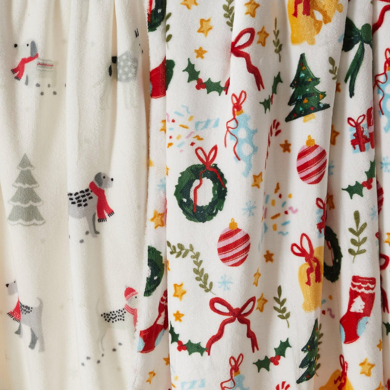 Holiday Sherpa Throw - Esmay Collection