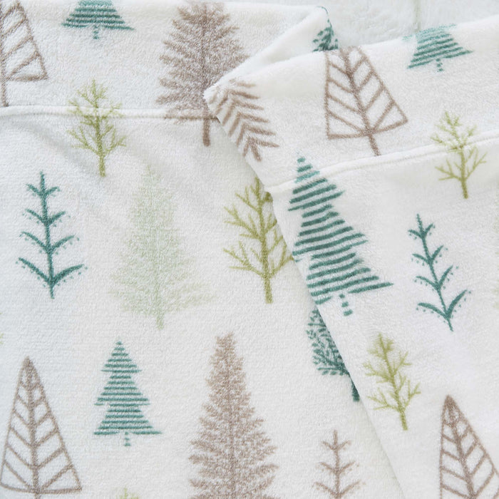 4-Piece Printed Plush Sheet - Velvet Luxe Collection