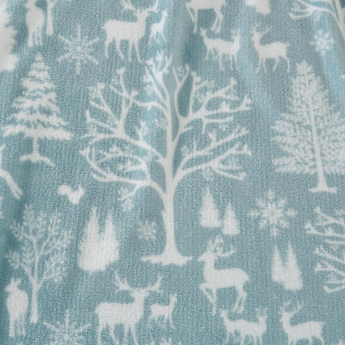 4-Piece Printed Plush Sheet - Velvet Luxe Collection