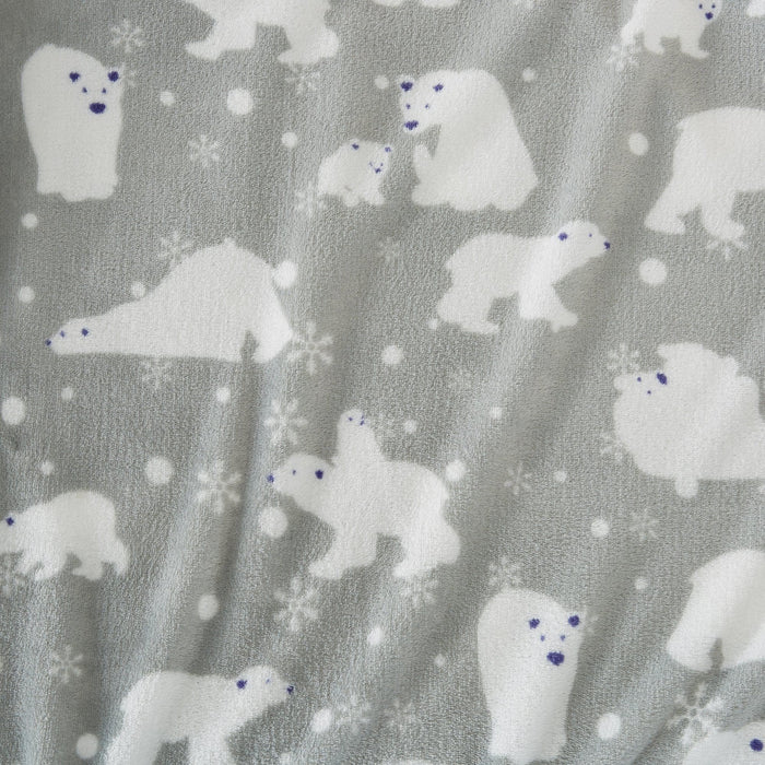 4-Piece Printed Plush Sheet - Velvet Luxe Collection