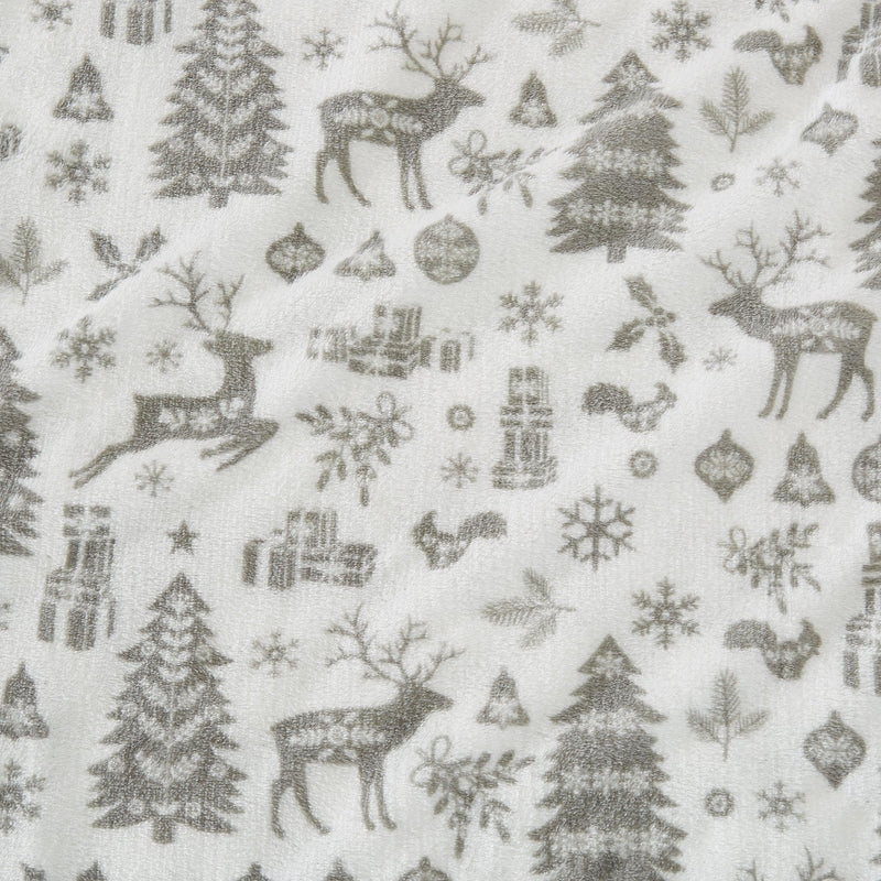 4-Piece Printed Plush Sheet - Velvet Luxe Collection