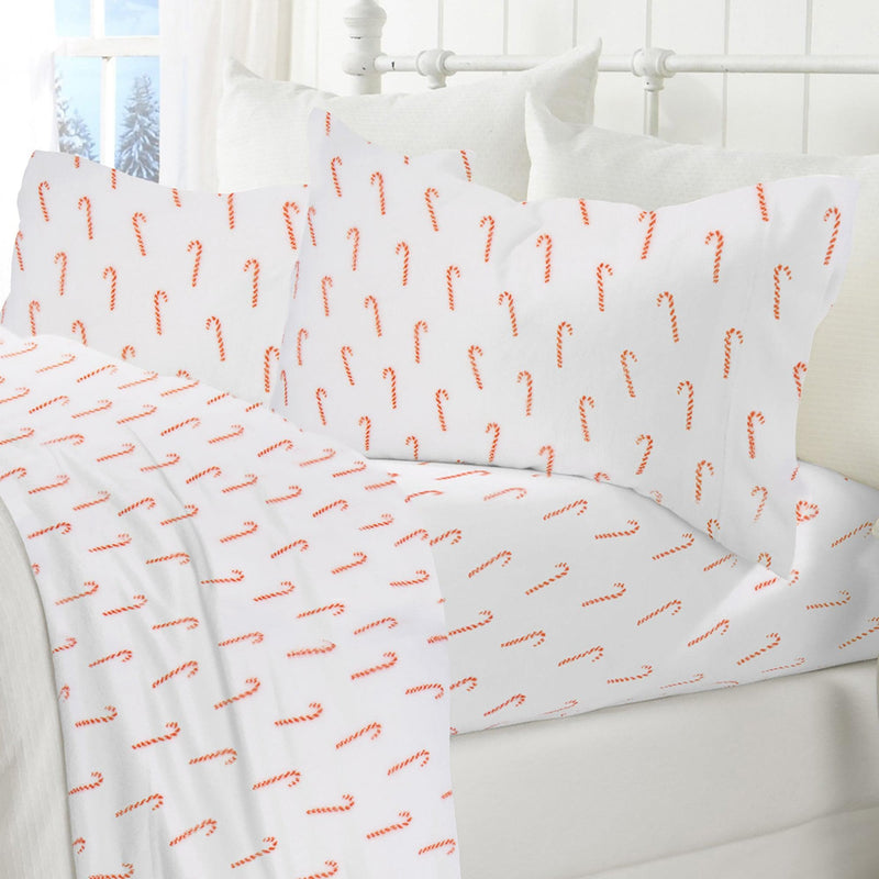 4-Piece Printed Plush Sheet - Velvet Luxe Collection