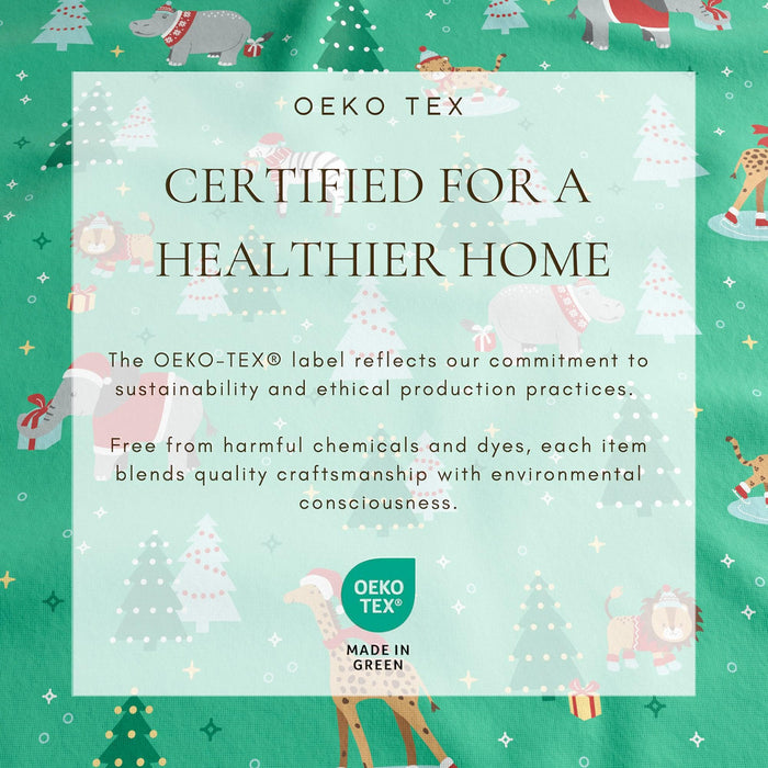 4-Piece Turkish Cotton Christmas Flannel Sheet - Whittaker Collection