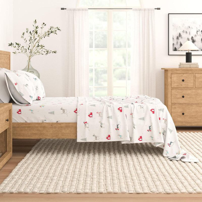 4-Piece Turkish Cotton Flannel Sheet - Whittaker Collection