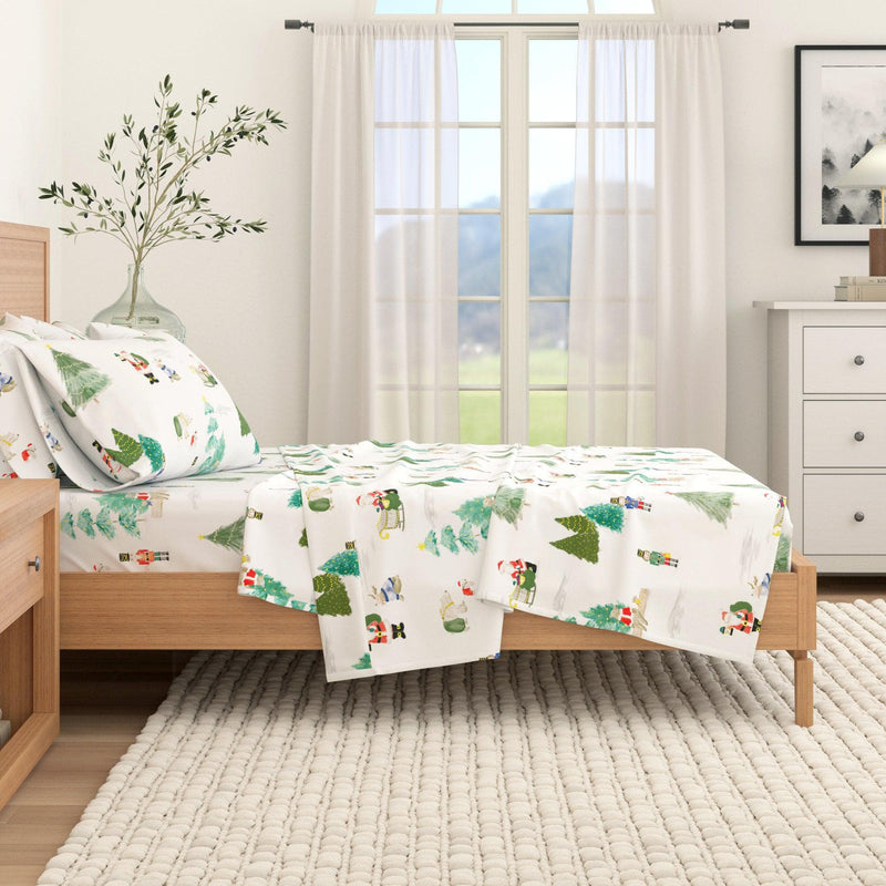 4-Piece Turkish Cotton Flannel Sheet - Whittaker Collection