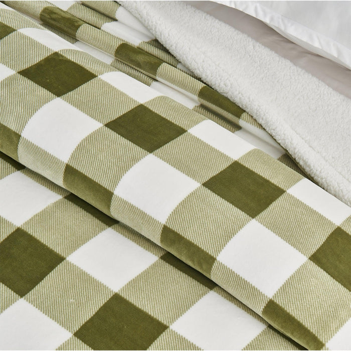 Velvet Plush Sherpa Luxury Bed Blanket - Kinsley Collection