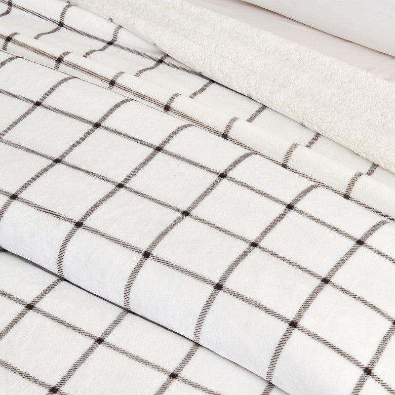 Velvet Plush Sherpa Luxury Bed Blanket - Kinsley Collection