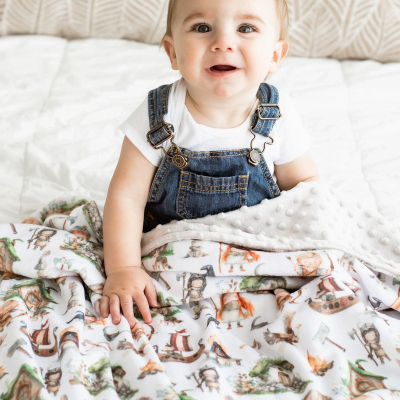 Baby & Toddler Minky Blanket - Vikings
