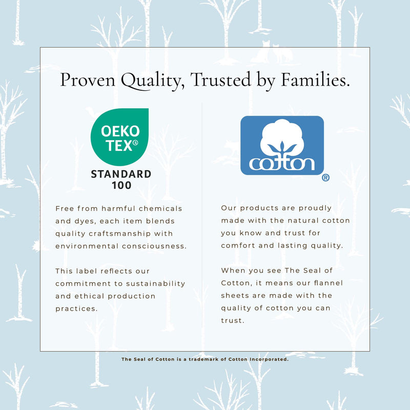 Turkish Cotton Flannel Sheet Set - Elevated Lodge Collection