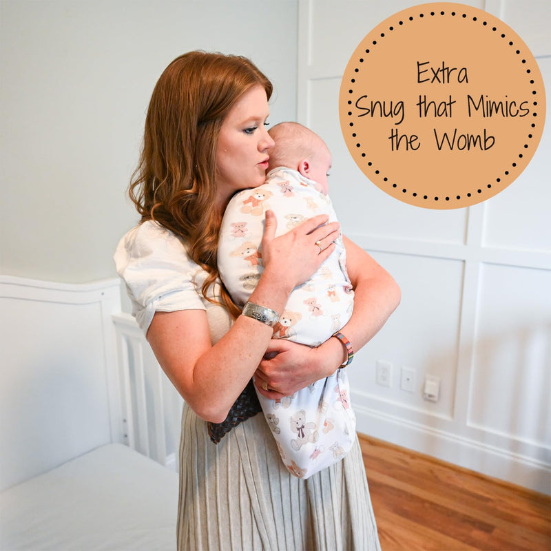 Bear Hugs Baby Sleep Swaddle 100% Organic Cotton