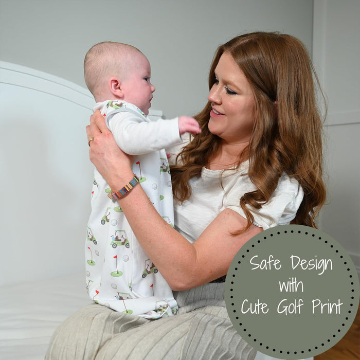 Golf A Round Baby Sleep Sack, 100% Organic Cotton